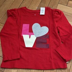 Valentine’s Day LOVE Shirt NWT